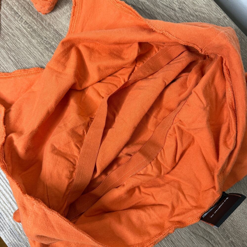 Harley Davidson Womens M Embroidered Orange Halter Top Shelf Bra York, PA - Picture 6 of 8